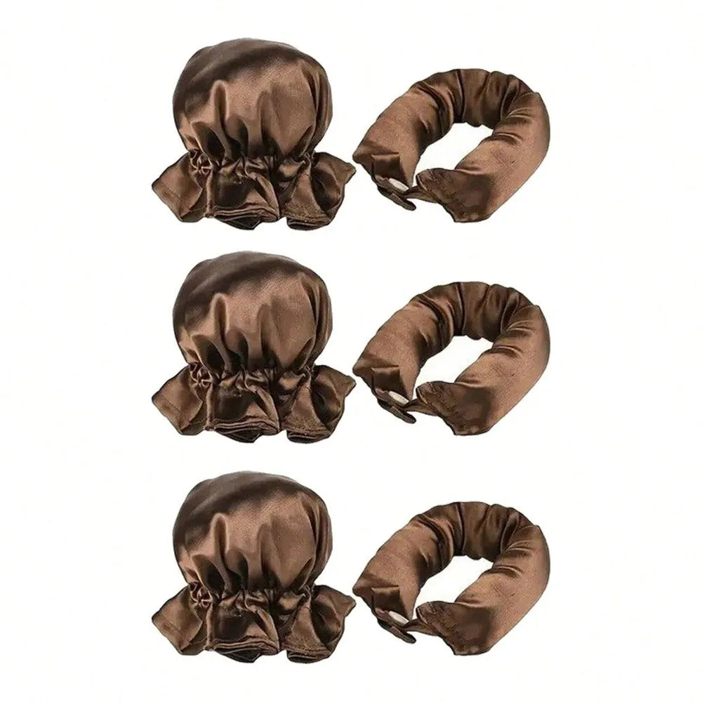 Satin Heatless Curling Set