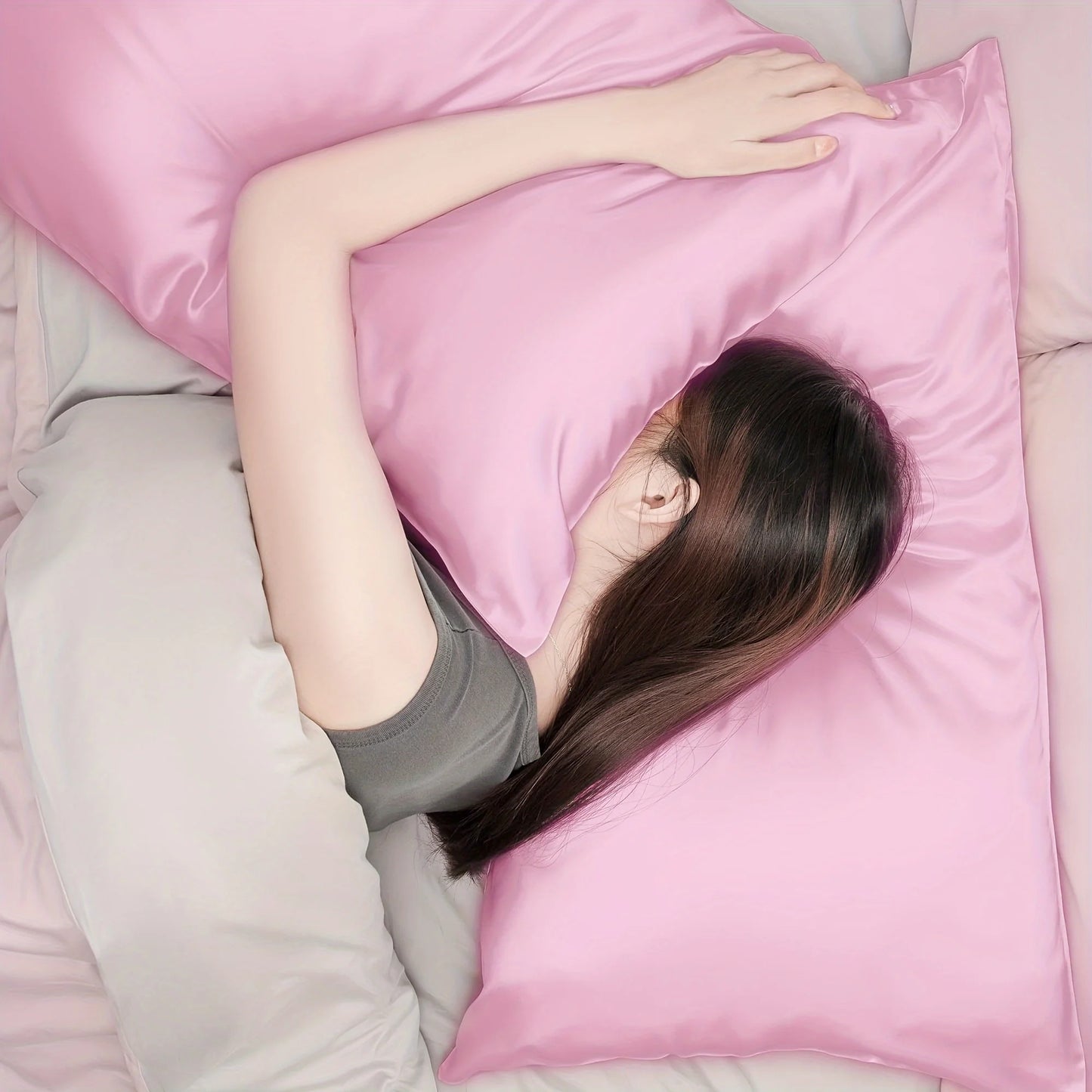 Aura & Glow™ Satin Beauty Pillowcase Set