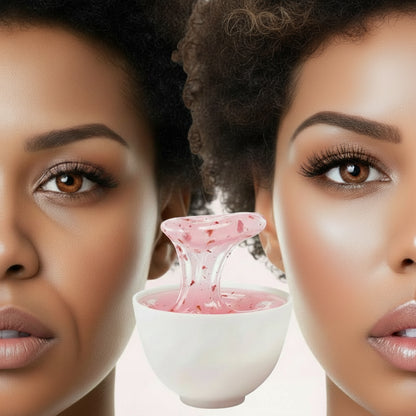 Rose Collagen Jelly Face Mask Powder