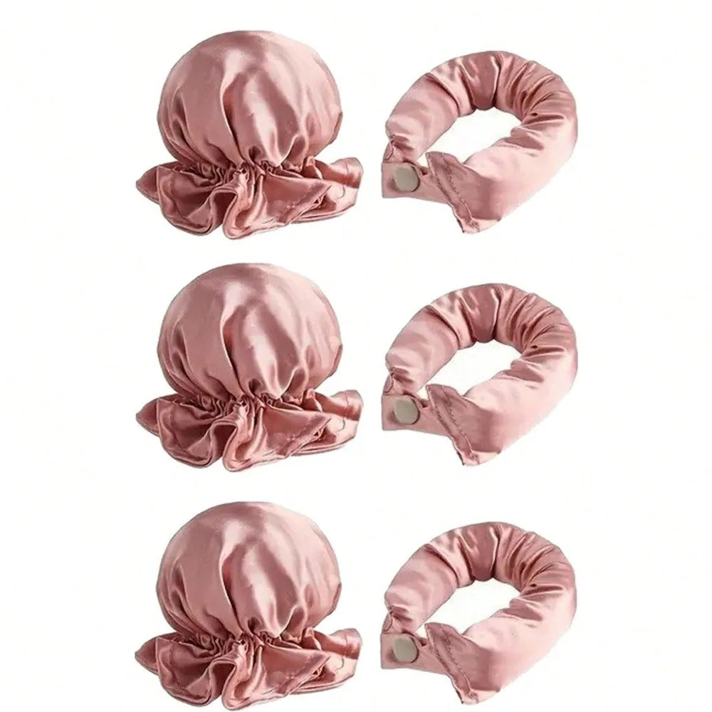 Satin Heatless Curling Set