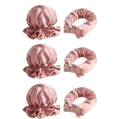 Satin Heatless Curling Set
