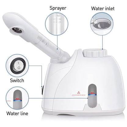 Aura & Glow™ Spa Facial Steamer