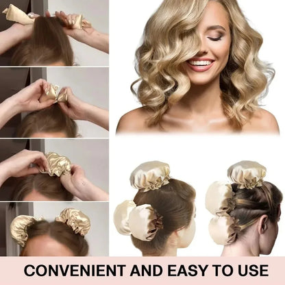 Satin Heatless Curling Set