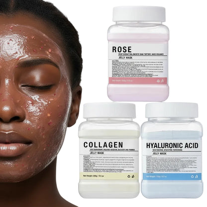 Rose Collagen Jelly Face Mask Powder