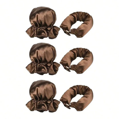 Satin Heatless Curling Set